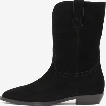 Kazar - Botas camperas en negro: frente