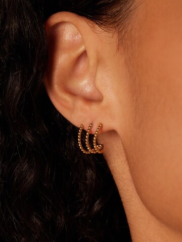 Lucardi Earrings 'Chic' in Gold: front