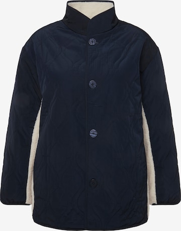 Ulla Popken Between-Season Jacket in Blue: front