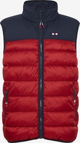 FQ1924 Bodywarmer in Blauw: voorkant