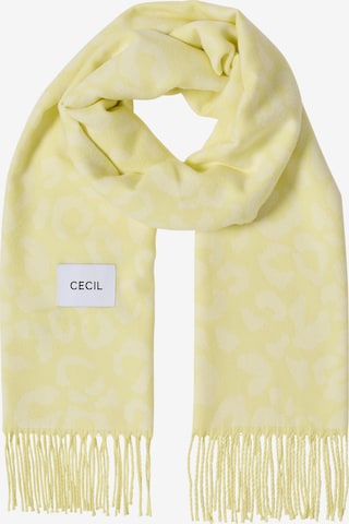 CECIL Schal in Gelb: Vorderseite
