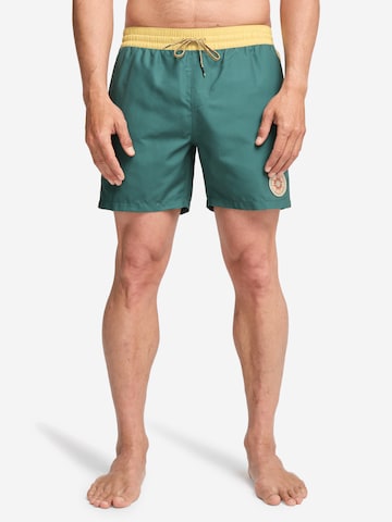 BILLABONG Badeshorts 'Dbah Panel Layback' in Grün: Vorderseite