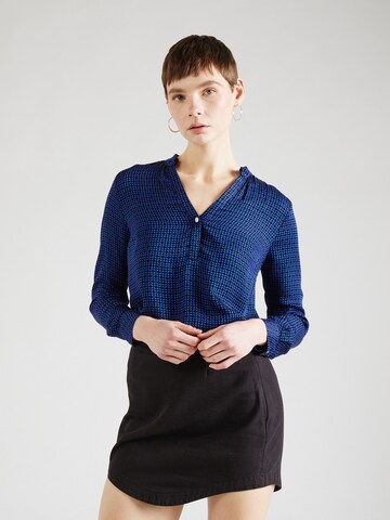 MORE & MORE Bluse in Blau: Vorderseite