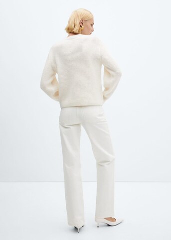 MANGO Pullover 'Grogui' in Beige