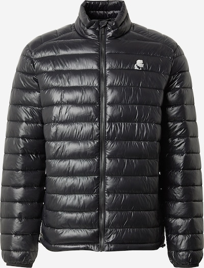 Demisezoninė striukė iš Karl Lagerfeld, spalva – šviesiai pilka / juoda / balta, Prekių apžvalga