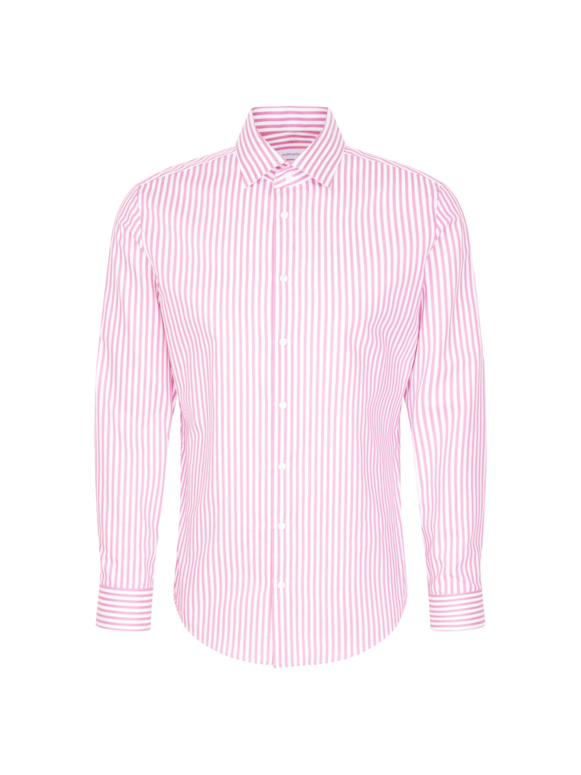 Coupe slim Chemise SEIDENSTICKER en rose : devant