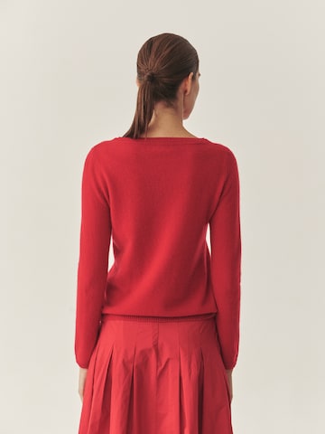 TATUUM Svetr 'LEMON' – červená