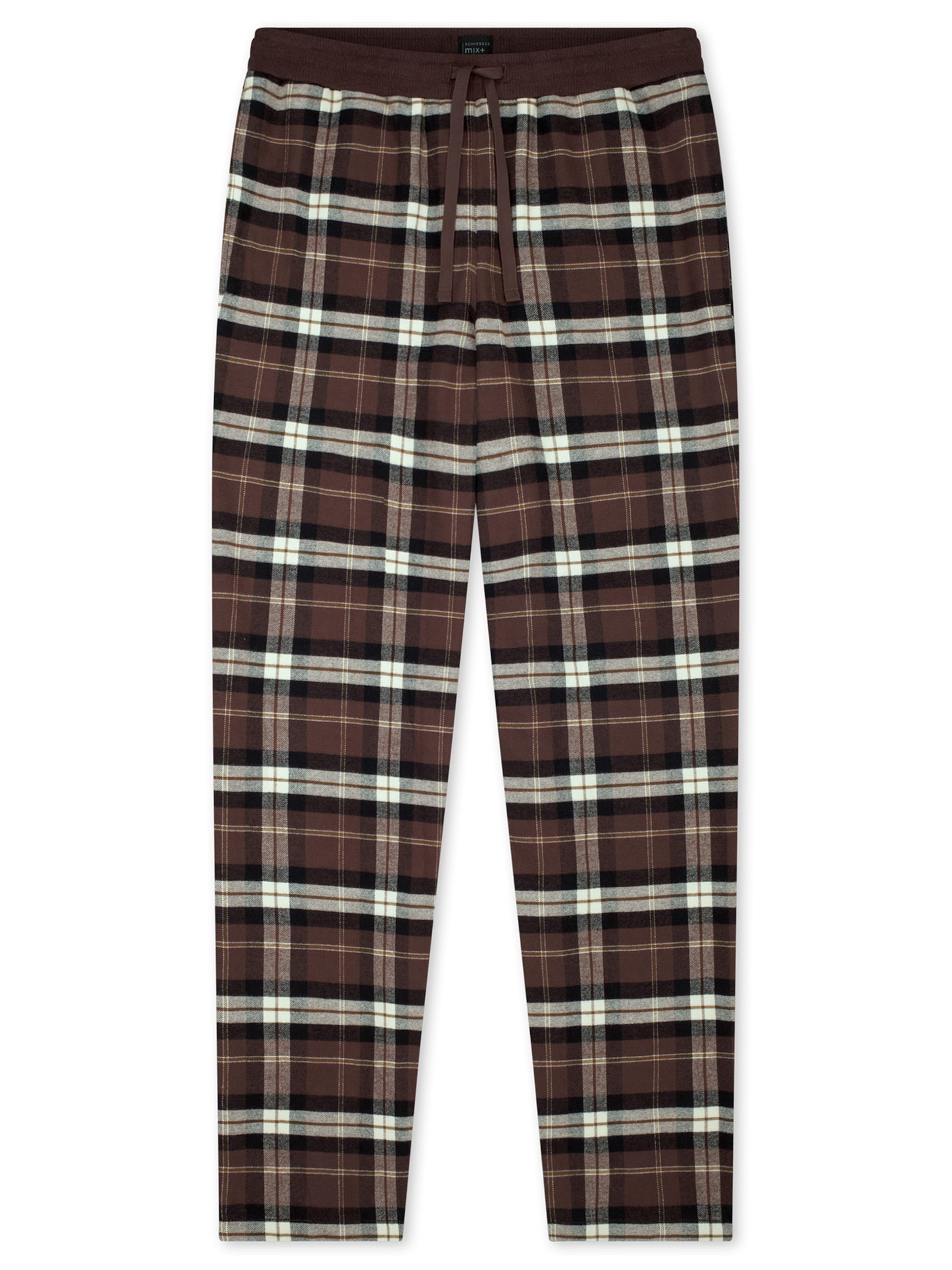 Pantalon de pyjama ' Mix Relax ' SCHIESSER en marron : devant