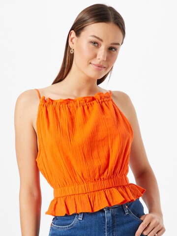 Gina Tricot Top 'Ece' in Oranje: voorkant