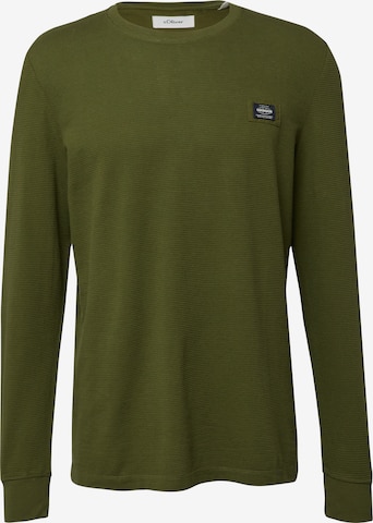 s.Oliver Shirt in Groen: voorkant