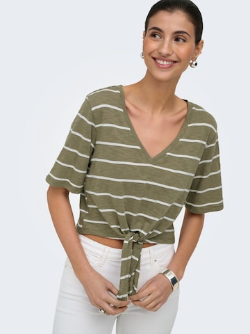 ONLY Shirt 'ONLSUMMER' in Green