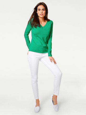 heine Pullover in Grün