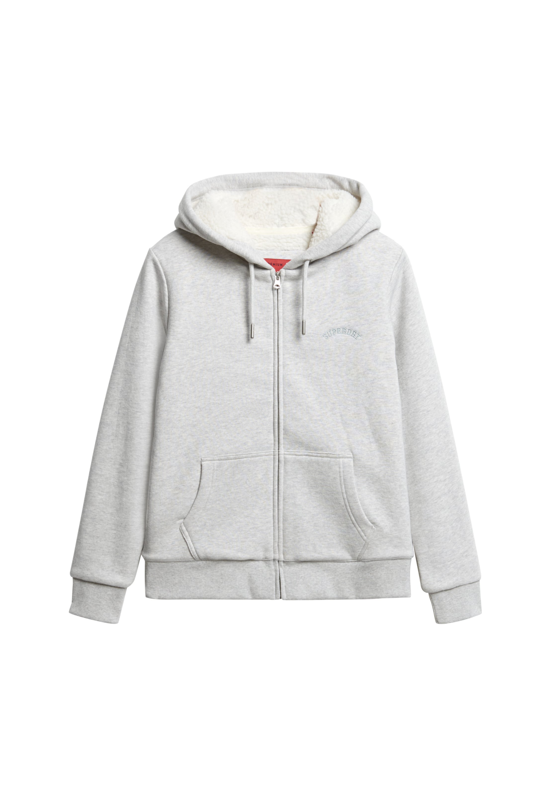 Superdry Sweatjacke in Grau: Vorderseite