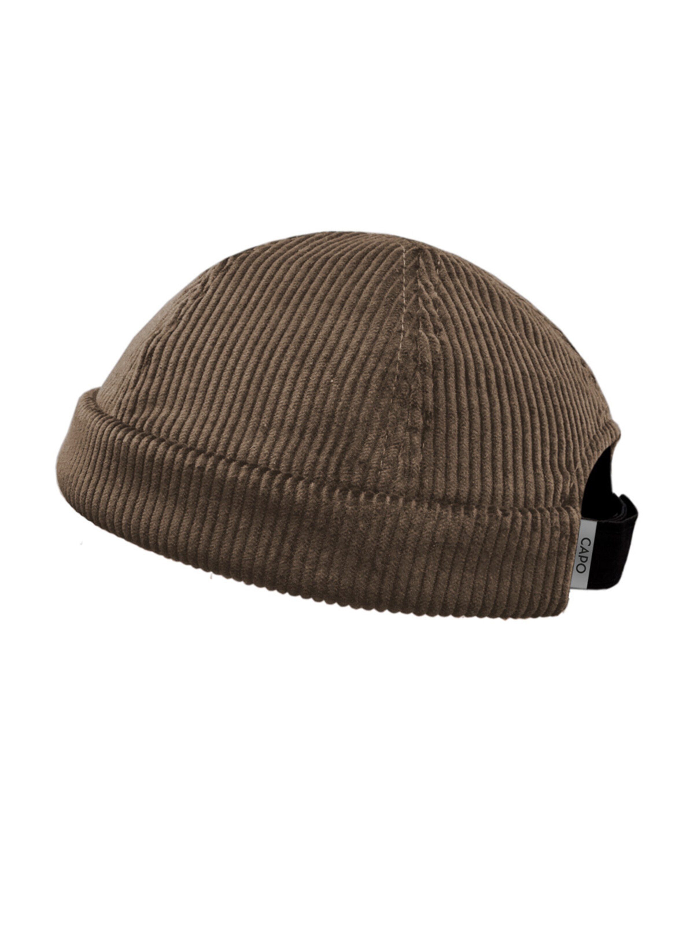 CAPO Beanie in Brown: front