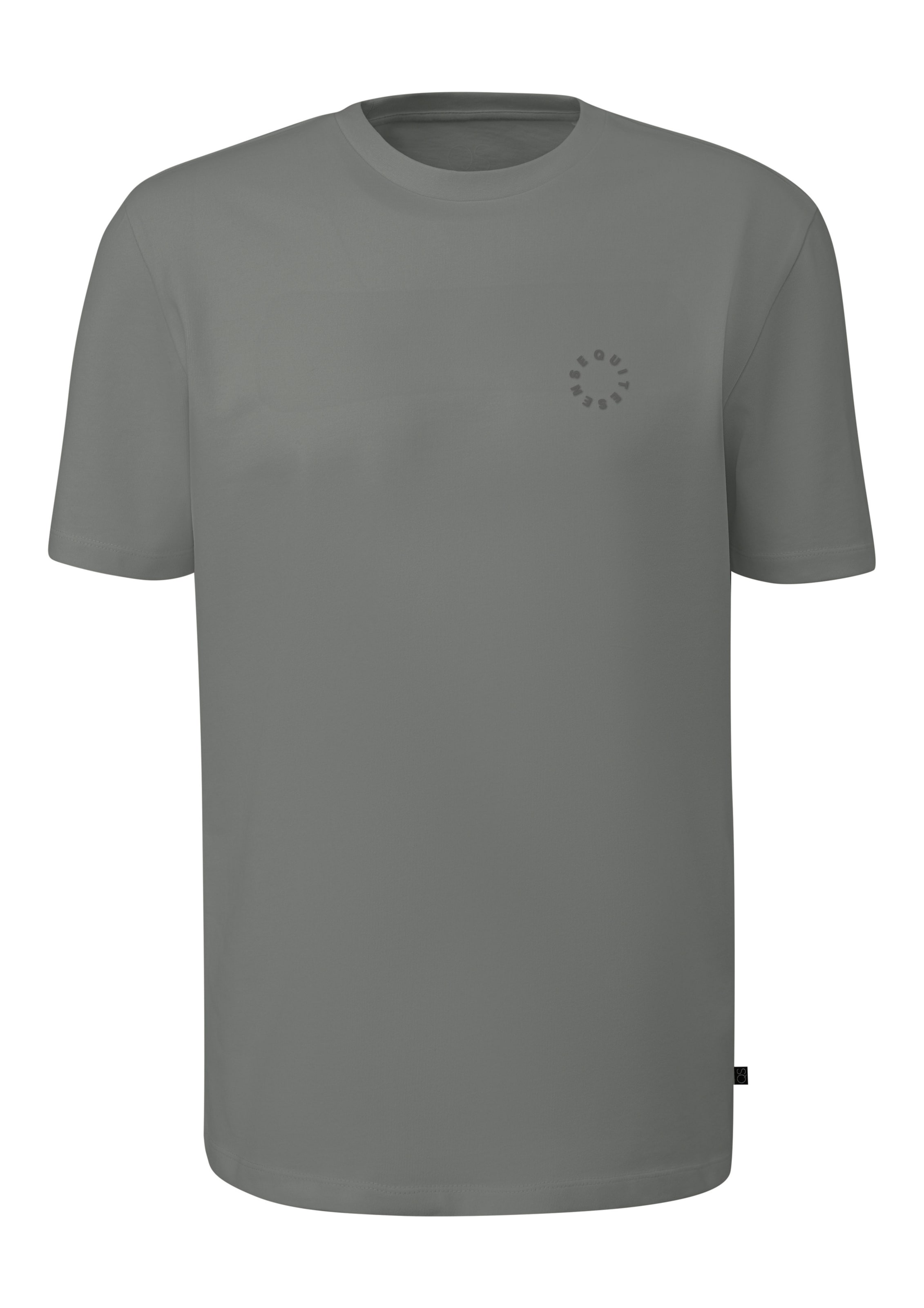 T-Shirt QS en gris : devant