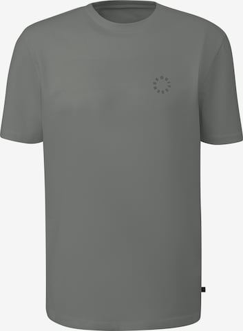 T-Shirt QS en gris : devant