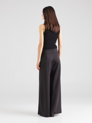 Max Mara Leisure Wide Leg Hose 'LEVANTE' in Schwarz