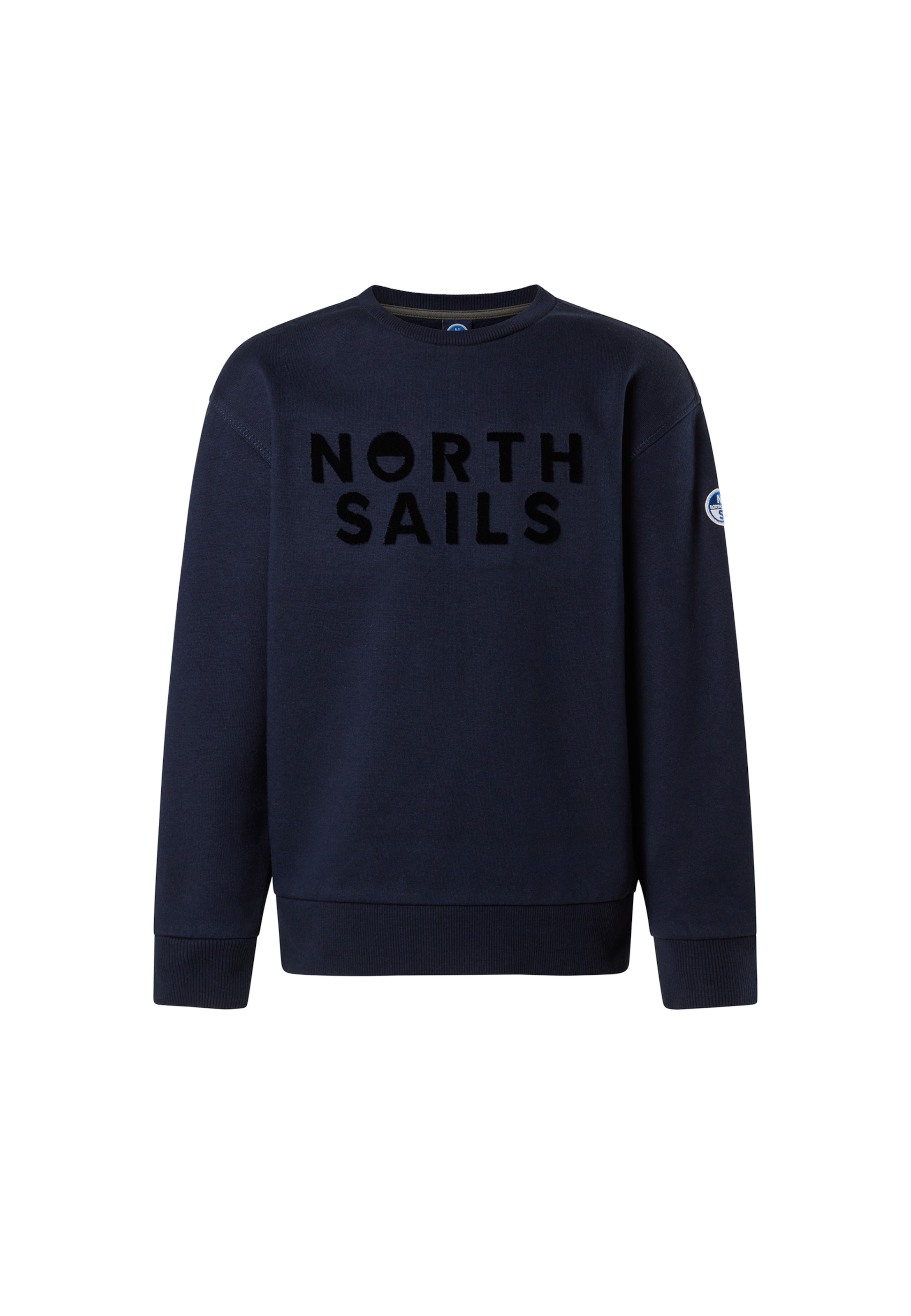 North Sails Sweatshirt in Blauw: voorkant