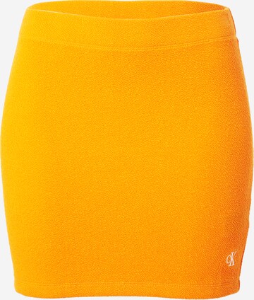 Calvin Klein Jeans Rok in Oranje: voorkant