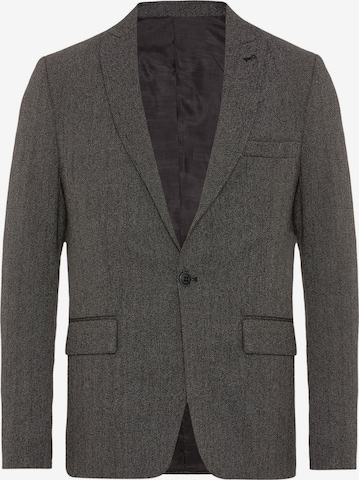 Daniel Hills Slim Fit Pikkutakki värissä musta: etupuoli