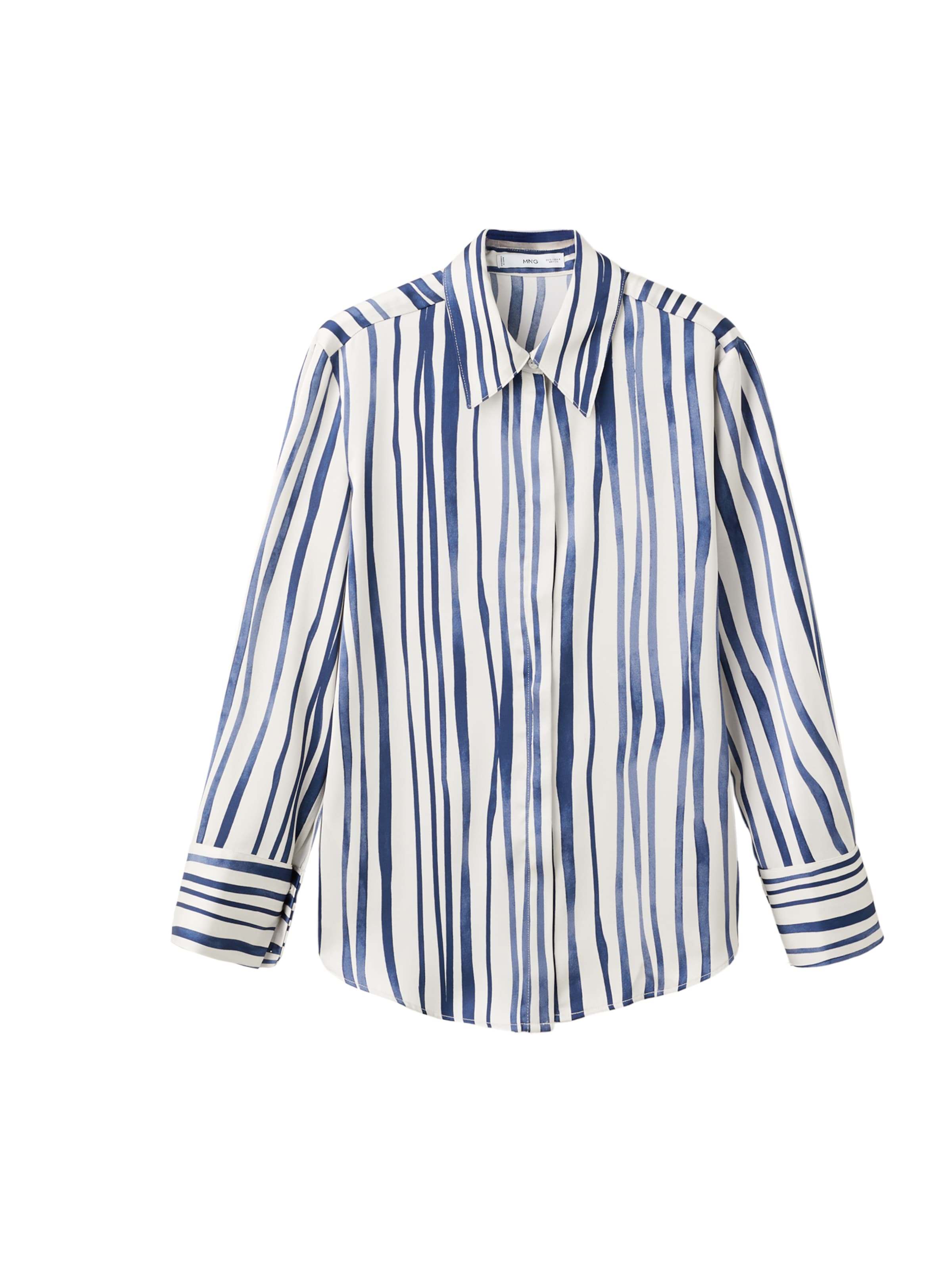 MANGO Halenka 'IDEALE' – modrá: přední strana