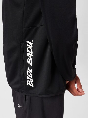 BIDI BADU Athletic Zip-Up Hoodie in Black