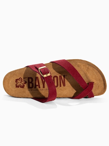 Tongs 'DIANE' Bayton en rouge