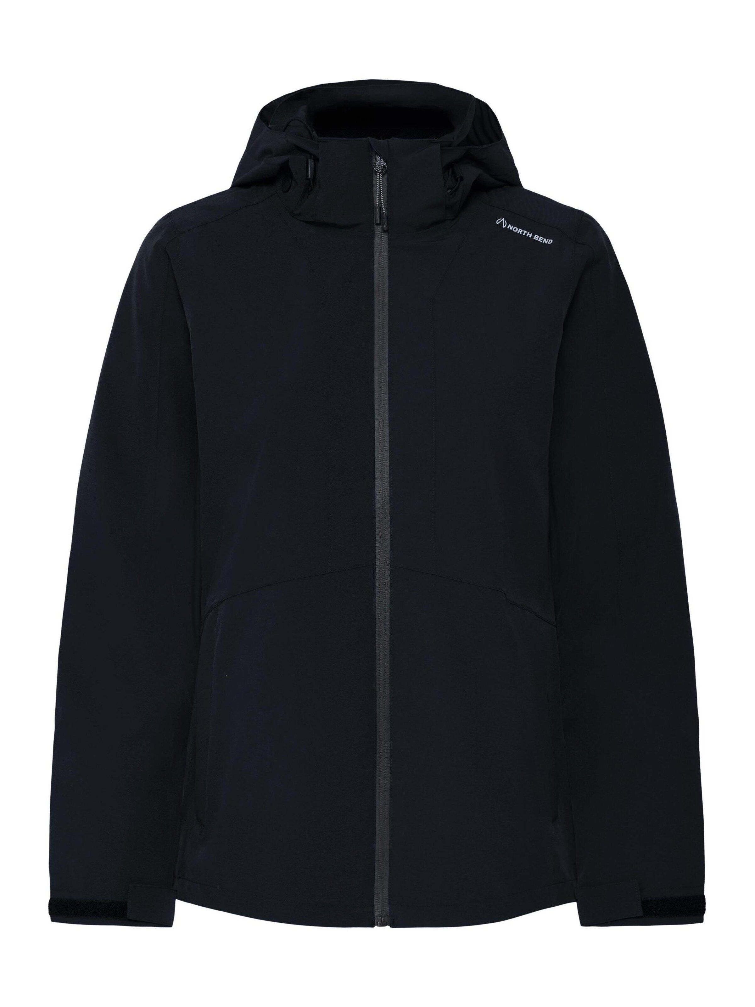 North Bend Outdoor jacket ' NBBeruwala ' in Black: front