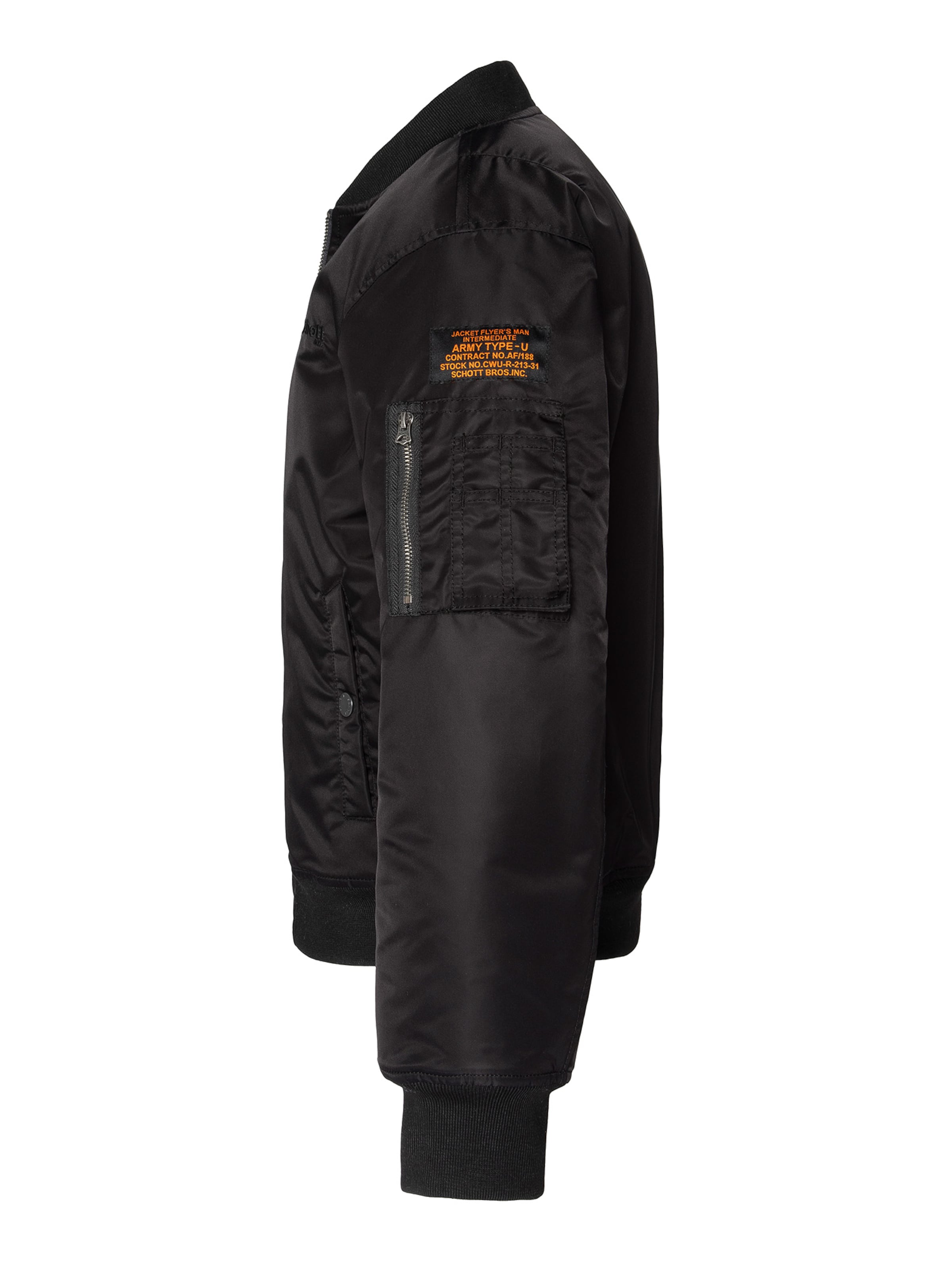 Veste mi-saison Schott NYC en noir