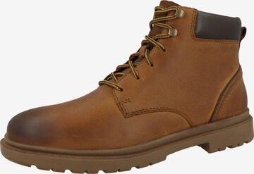 GEOX Lace-Up Boots 'U Andalo A' in Brown: front