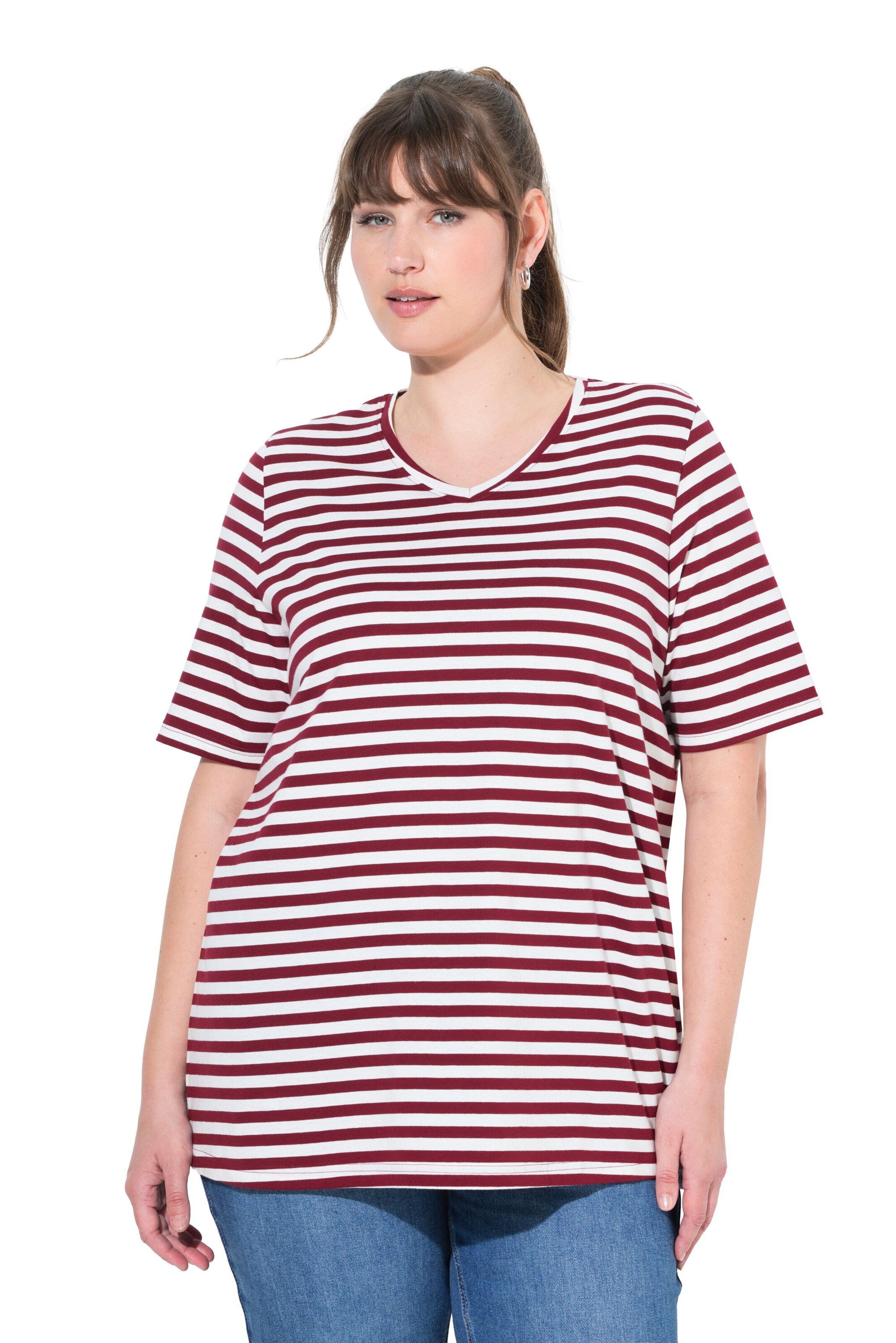 Ulla Popken Shirt in Rot: Vorderseite