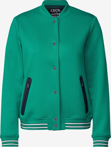 CECIL Between-Season Jacket in Green: front