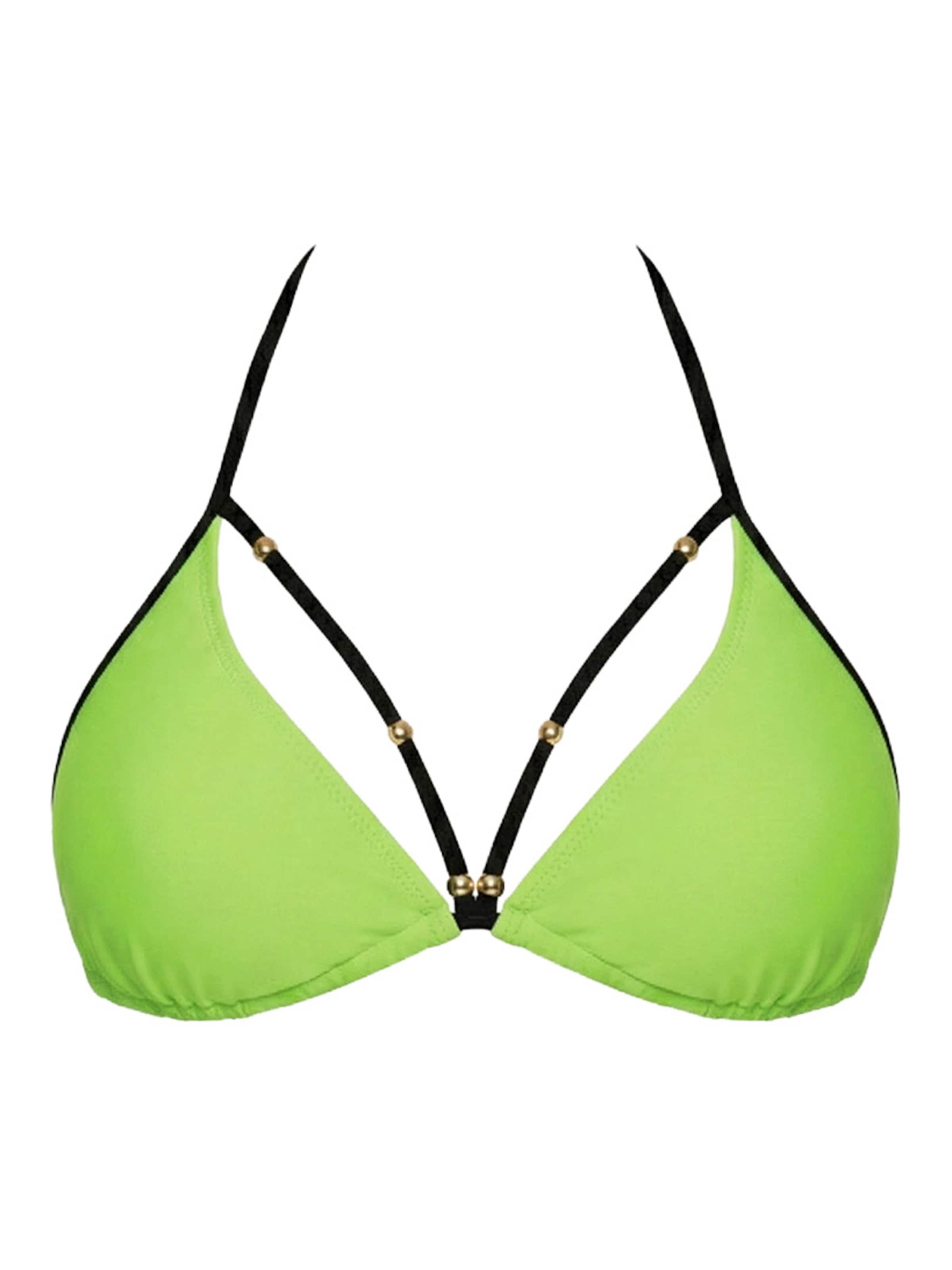 Marko Push-up Bikinitop 'Amal M-807 (2)' in Groen: voorkant