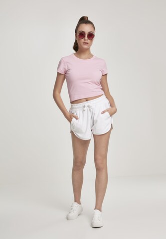 T-shirt Urban Classics en rose