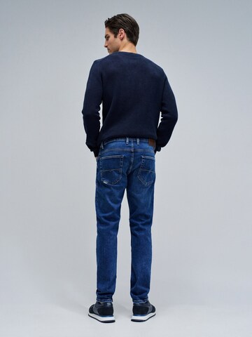Coupe slim Jean Salsa Jeans en bleu