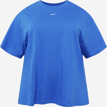 Nike Sportswear Funkční tričko – modrá: přední strana
