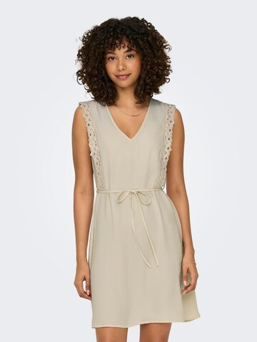 Robe 'DIVYA' JDY en beige : devant