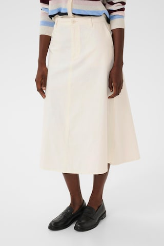 Part Two Skirt in White: front