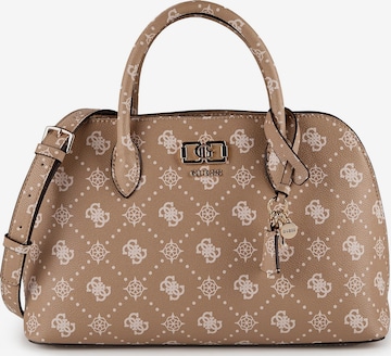 Borsa a mano 'Emelie' di GUESS in marrone: frontale