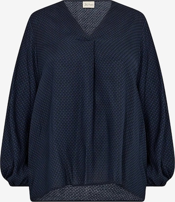 Wasabi Concept Blouse 'Joy' in Blauw: voorkant