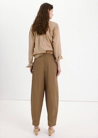 MANGO Дънки Tapered Leg Панталон 'Paola' в зелено