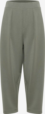 žalia InWear Plačios klešnės Kelnės 'Pannie': priekis