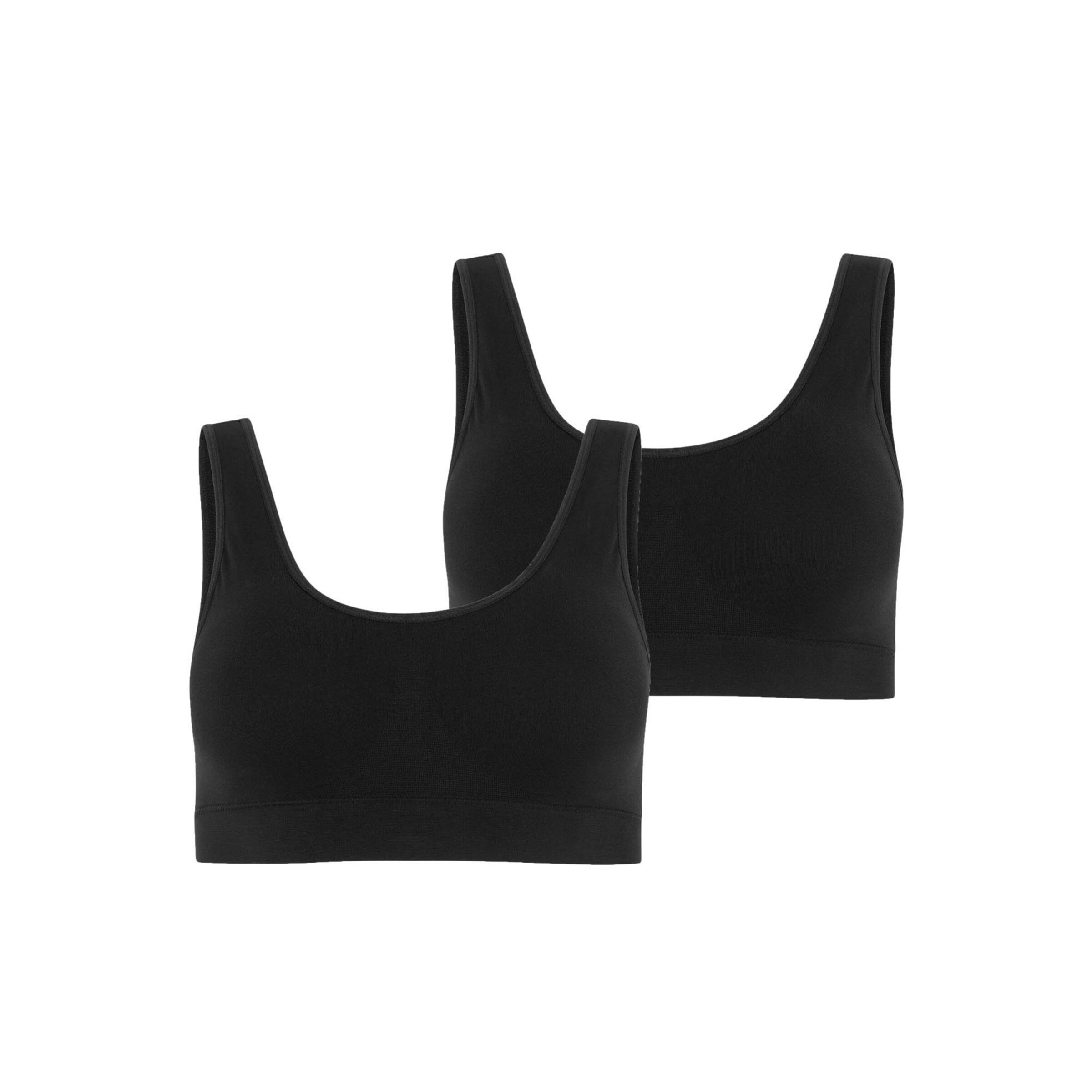 JOCKEY Bustier BH in Schwarz: Vorderseite