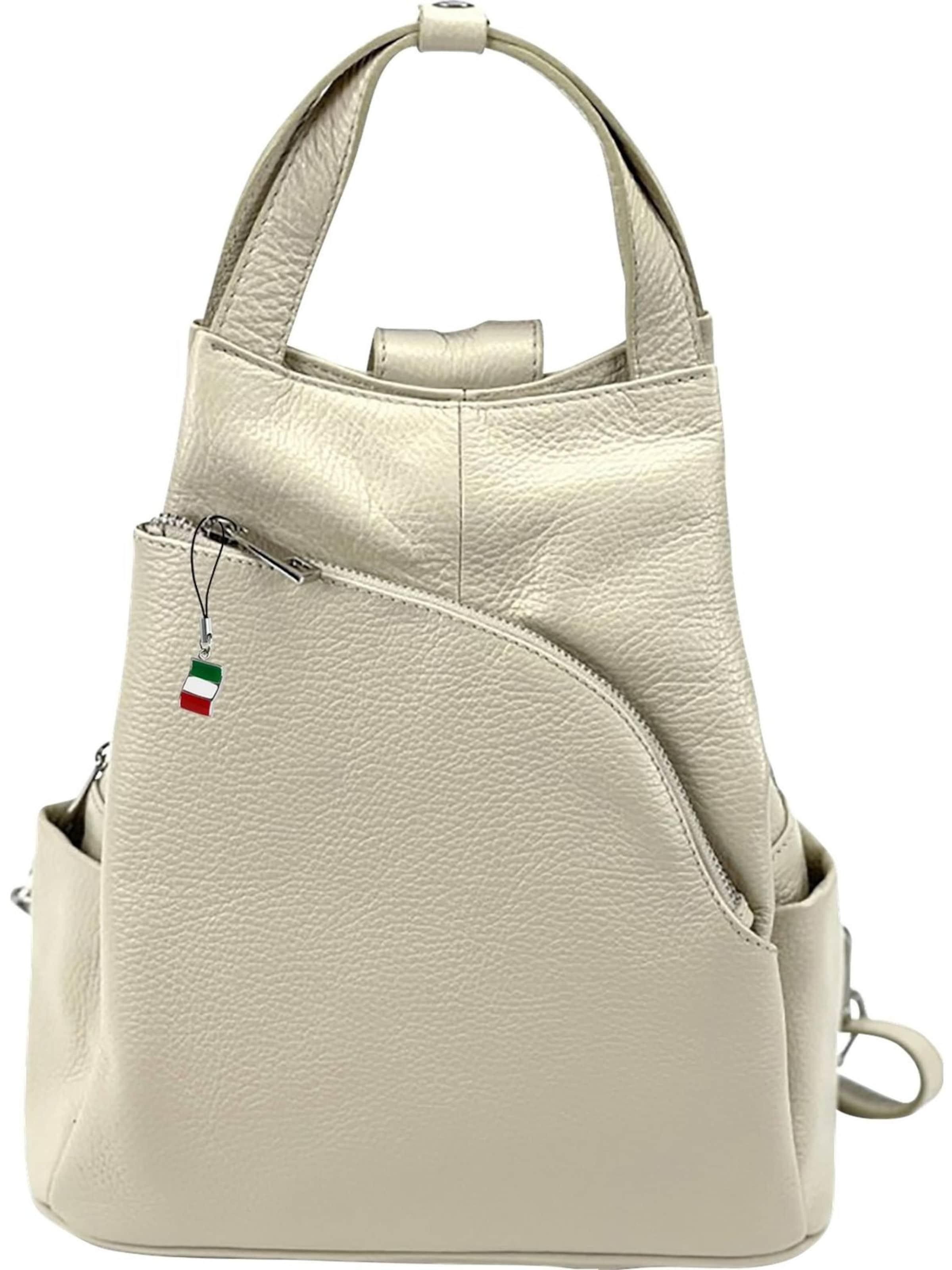 Sac à dos Florence en beige : devant