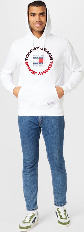 Tommy Jeans Sweatshirt in Weiß RN7043