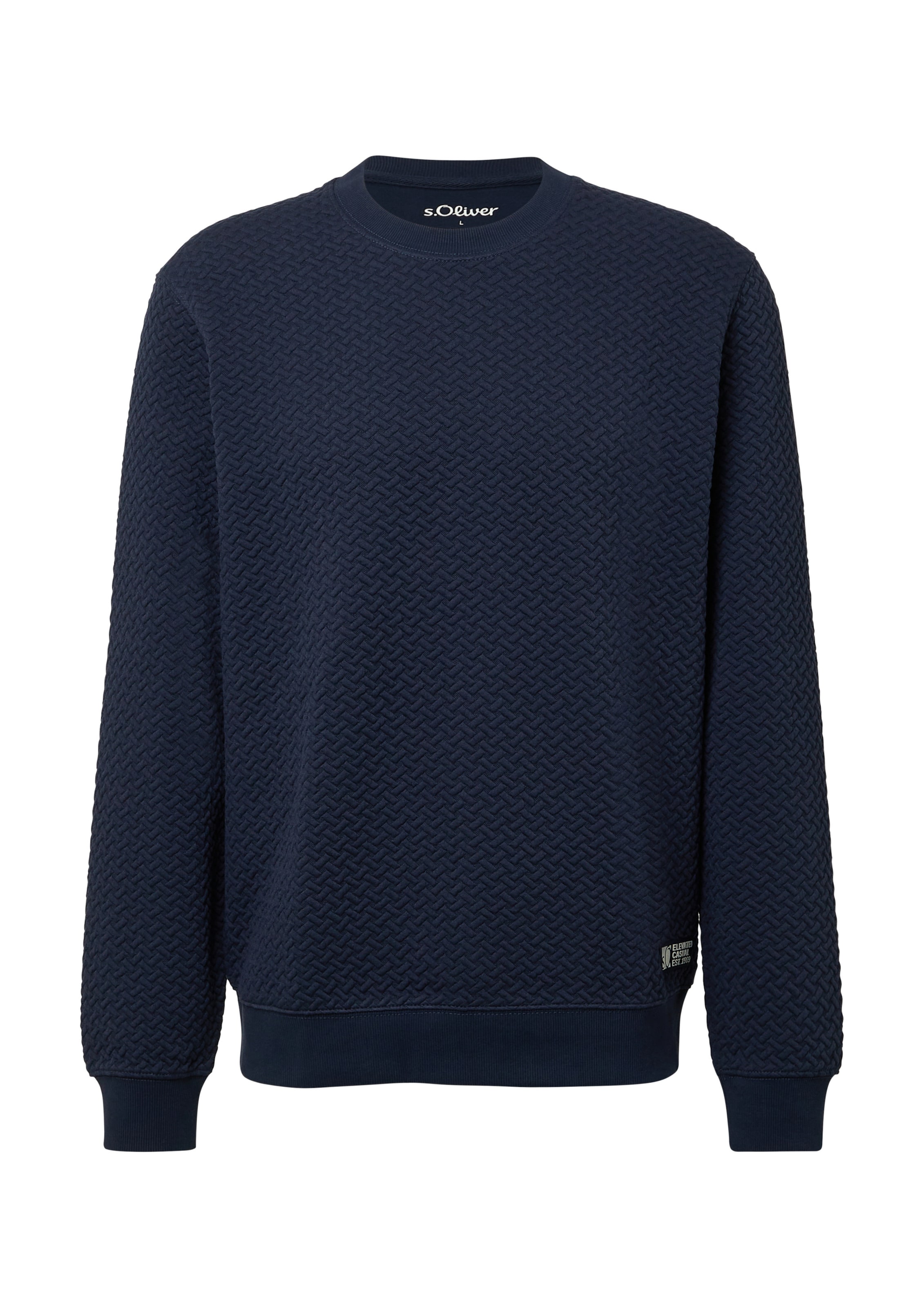 s.OliverSweater majica - plava boja: prednji dio