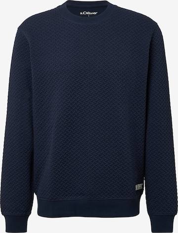 s.Oliver Sweatshirt in Blau: Vorderseite