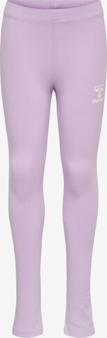 Hummel Leggings in Lila: voorkant