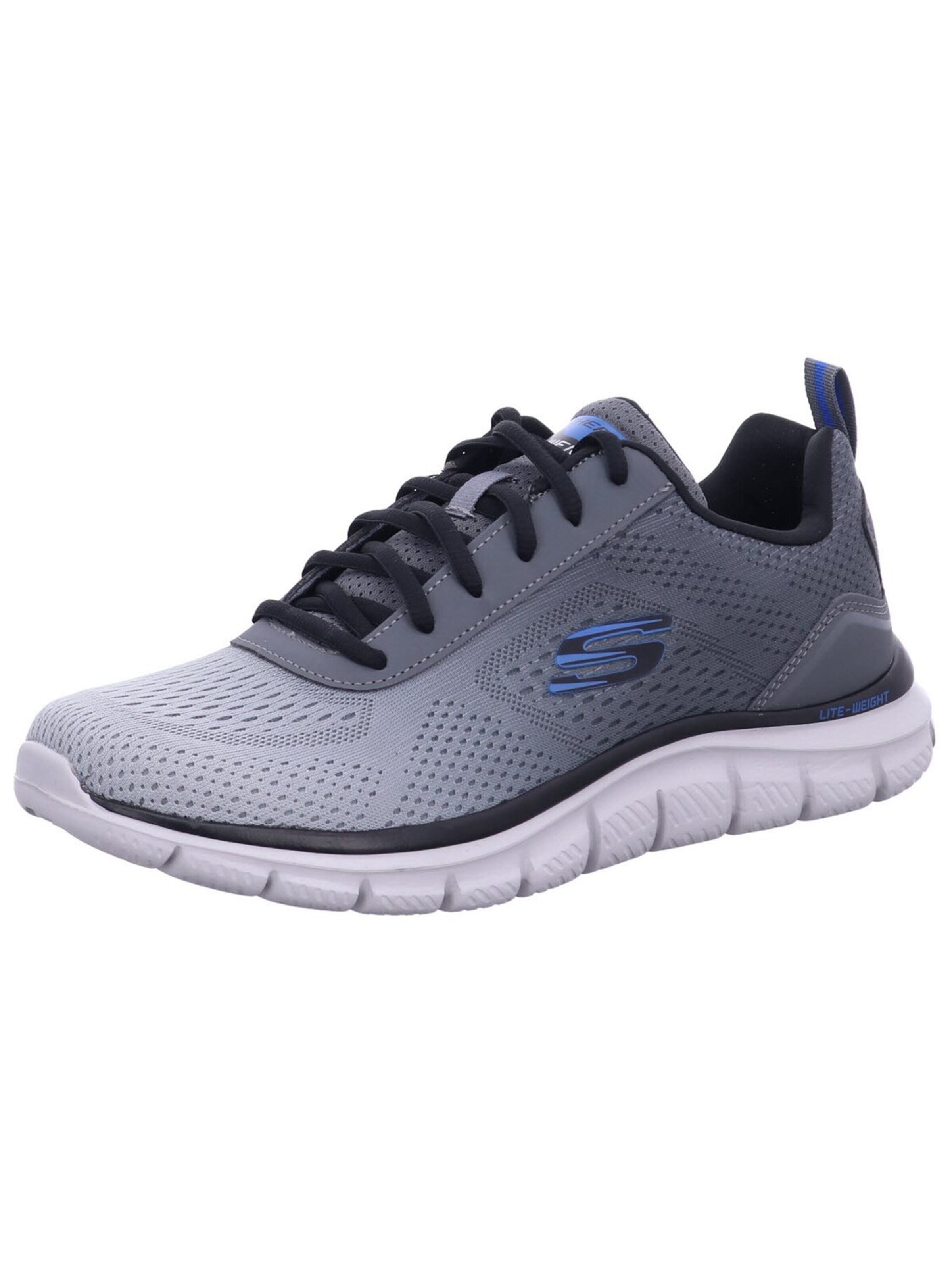 Scarpa stringata 'Sneaker Herren 232399 CCGY Textil in grau' di SKECHERS in grigio: frontale