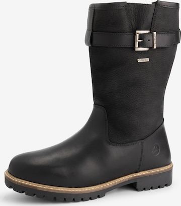 Travelin Stiefel 'Troms' in Schwarz: Vorderseite